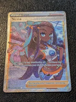 Pokemon Card TCG - Nessa 183/185 Ultra Rare Full Art Trainer Vivid Voltage NM - Image 2