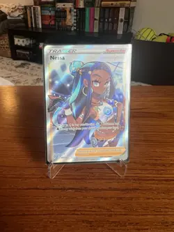Pokemon Card TCG - Nessa 183/185 Ultra Rare Full Art Trainer Vivid Voltage NM - Image 1