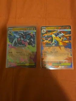 Both Mega Charizard X and Y Ex #029 and #030 Promo Pokemon Card - Image 1