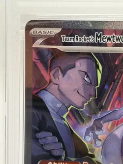 2025 POKEMON DRI EN-DESTINED RIVALS #231 TEAM ROCKET'S MEWTWO EX PSA 10 - Image 2