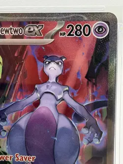 2025 POKEMON DRI EN-DESTINED RIVALS #231 TEAM ROCKET'S MEWTWO EX PSA 10 - Image 3