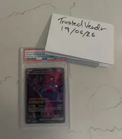 2025 POKEMON - DESTINED RIVALS 231 - TEAM ROCKET'S MEWTWO EX 231/182 - PSA 10 - Image 4