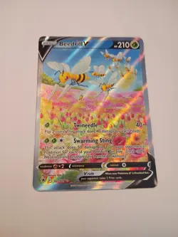 Pokemon TCG Beedrill V Alt Art 161/189 Astral Radiance Holo NM - Image 1
