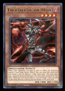 Yugioh Engraver of the Mark #GEIM-EN059 Genesis Impact LP - Image 1