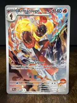 Armarouge 086/084 Illustration Rare | Pitch Black Pokemon Card Full Art Holo NM - Image 1