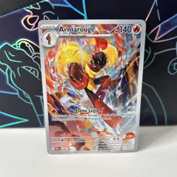 Armarouge 086/084 Illustration Rare | Pitch Black Pokemon Card Full Art Holo NM - Image 1