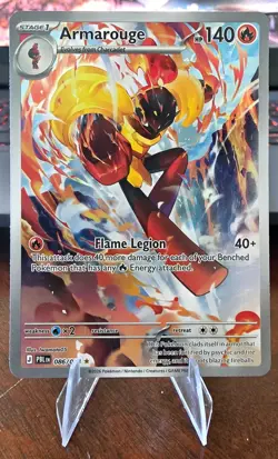 Armarouge 086/084 Illustration Rare IR Pokemon Pitch Black ME05 NM - Image 1