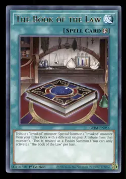Yugioh The Book of the Law #GEIM-EN054 Genesis Impact LP - Image 1