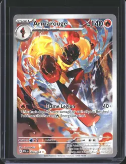 Armarouge 086/084 Illustration Rare Pitch Black Pokemon Holo NM/M - Image 1