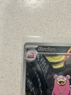 Slowbro 90/84 Illustration Rare, Pitch Black, Full Art Holo, Pokemon TCG, NM - Image 5