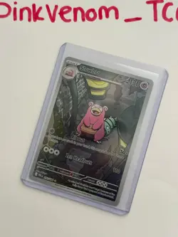 Pokemon TCG Slowbro 90/84 Mega Evolutions Pitch Black Illustration Rare - Image 3