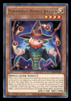 Yugioh Performage Damage Juggler #GEIM-EN060 Genesis Impact LP - Image 1