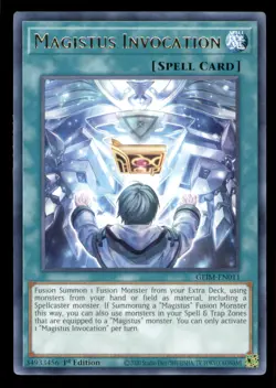 Yugioh Magistus Invocation #GEIM-EN011 Genesis Impact LP - Image 1