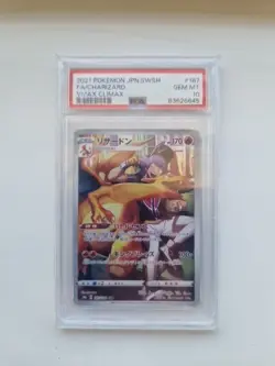 PSA 10 Charizard CHR 187/184 S8b VMAX Climax Pokemon Card Japanese 2021 TCG - Image 1