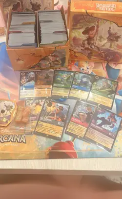 Disney Lorcana Wilds Unknown Illumineers Trove Box + Bulk (NO PACKS) Common+Epic - Image 1