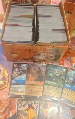 Disney Lorcana Wilds Unknown Illumineers Trove Box + Bulk (NO PACKS) Common+Epic - Image 3