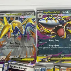 Pokemon Mega Starmie EX Holo Card + 6 Full Art EX Holos HUGE HOLO LOT PLUS - Image 2