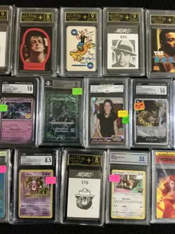 Huge 16 Graded NON SPORTS CARD LOT Pokemon ONE PIECE ANIME SLAB CGC all star - Image 3