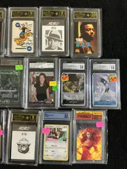Huge 16 Graded NON SPORTS CARD LOT Pokemon ONE PIECE ANIME SLAB CGC all star - Image 4