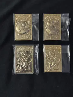 Pokemon 24 Karat Gold Plated Card lot of 4 Mewtwo, Togepi, Jigglypuff - Image 1