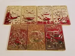1999 23 Karat Gold-Plated Pokemon Card LOT Charizard Pikachu Mewtwo Jigglypuff - Image 2