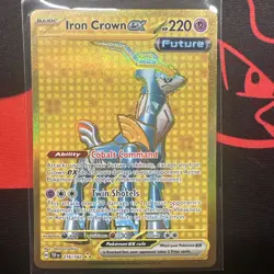 Lot of 5 Temporal Forces Pokemon Cards. 1 Gold Ultra Rare, 1 Hyper Rare, 3 IR - Image 3