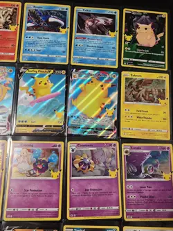 Pokemon Celebrations Complete Set 1-25 with GOLD MEW, Surfing Flying Pikachu lot - Image 3