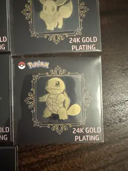 Pokemon TCG Chinese Striking Popping Candy 24k Gold Plating Stickers (LOT OF 17) - Image 2