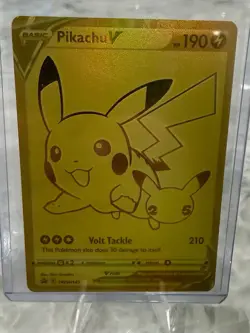 Pokemon POKE BALL + PIKACHU Gold Celebration 25th Anniv 2 Card LOT! SUPER CLEAN - Image 4