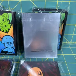 6 Pokemon Obsidian Flames Paldea Evolved ETB Card Sleeves Elite Trainer Box - Image 3
