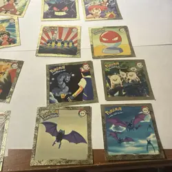 1999 Pokemon Artbox Lot of Rare Gold Sticker Inserts G01-G11,G13,G15-16 14/18 - Image 5
