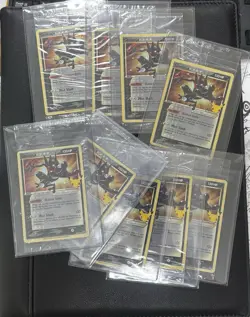 2021 Greninja Gold Star Sealed Promo Celebrations SWSH144 Pokemon TCG Lot of 9 - Image 1