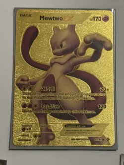 Lot Of 5 Charizard & Mewtwo Gold Foil Pokemon Cards NM/M - Image 2