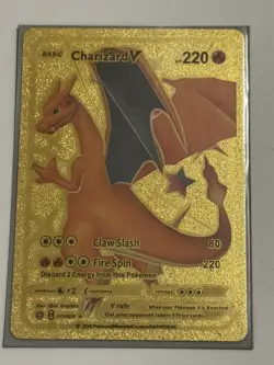 Lot Of 5 Charizard & Mewtwo Gold Foil Pokemon Cards NM/M - Image 3
