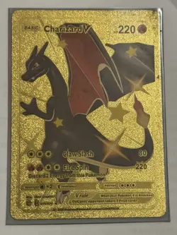 Lot Of 5 Charizard & Mewtwo Gold Foil Pokemon Cards NM/M - Image 4