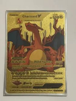 Lot Of 5 Charizard & Mewtwo Gold Foil Pokemon Cards NM/M - Image 5