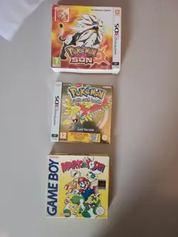 ​Nintendo Empty Box Job Lot - Mario & Yoshi Game Boy, Pokemon Gold & Sun 3DS - Image 1