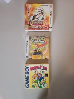 ​Nintendo Empty Box Job Lot - Mario & Yoshi Game Boy, Pokemon Gold & Sun 3DS - Image 2
