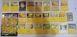 Pokemon Pikachu Card Lot ×26 Differnt Basic Regular Holo Full Art Gold English - Image 1