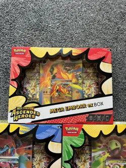 Pokemon TCG: Mega Evolution – Ascended Heroes Mega ex Box Bundle (3 Boxes) - Image 2