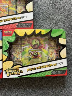 Pokemon TCG: Mega Evolution – Ascended Heroes Mega ex Box Bundle (3 Boxes) - Image 3