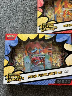 Pokemon TCG: Mega Evolution – Ascended Heroes Mega ex Box Bundle (3 Boxes) - Image 4
