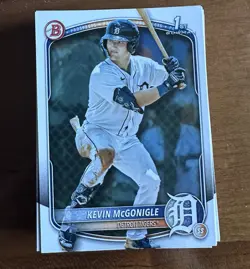 Lot Of (27) Pack Fresh Kevin McGonigle 1st RC 2025 1st Bowman Paper #BP-79 - Image 2