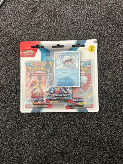 Pokemon TCG Paradox Rift Triple Pack Cetitan 3 booster | Brand New & Sealed ✅ - Image 1