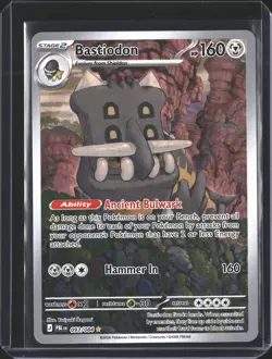 Bastiodon 093/084 Illustration Rare Pitch Black Pokemon Holo NM/M - Image 1