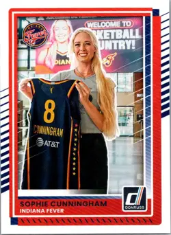 Sophie Cunningham 2025 Donruss WNBA #24 Indiana Fever - Image 1