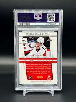 2013-14 Panini Prizm Alexander Ovechkin RED PULSAR COLOR MATCH POP 10 PSA 10 - Image 4