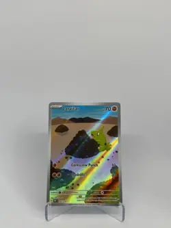 Pokemon TCG Larvitar Illustration Rare 203/197 Obsidian Flames NM - Image 1