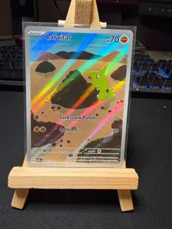 Pokemon TCG Larvitar 203/197 Illustration Rare - Obsidian Flames - NM - Image 1