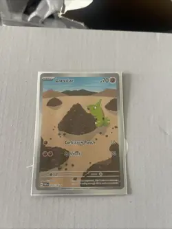 Pokemon TCG: Larvitar 203/197 Illustration Rare Obsidian Flames NM - Image 1